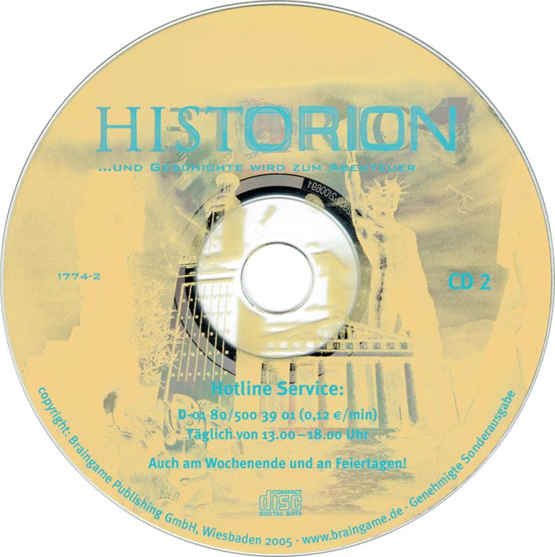 Media for Historion (Windows) (Tandem Verlag release): Disc 2