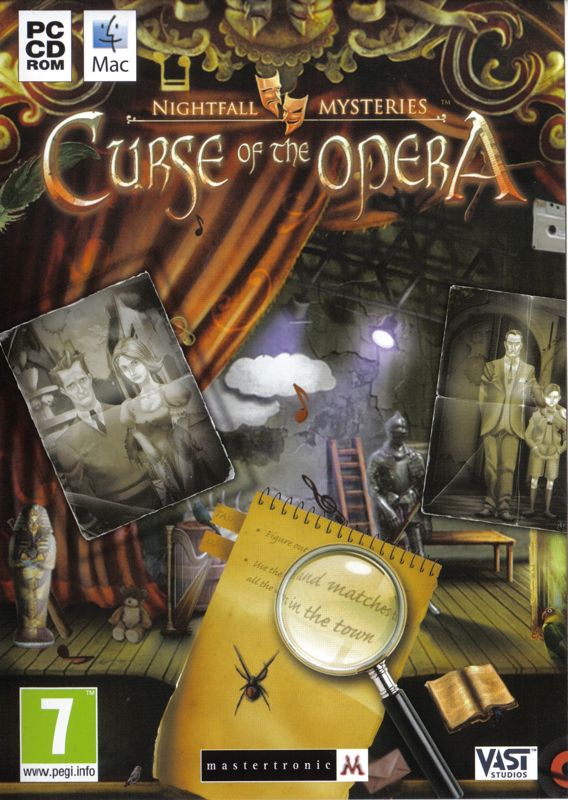 Front Cover for Nightfall Mysteries: Curse of the Opera (Macintosh and Windows)