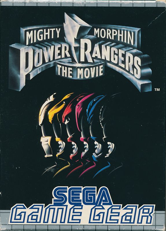 Front Cover for Mighty Morphin Power Rangers: The Movie (Game Gear)