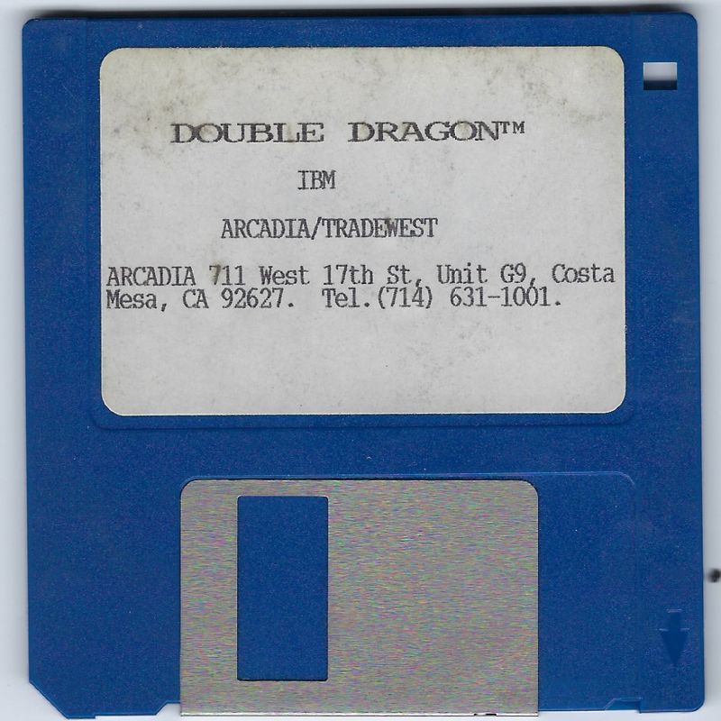 Media for Double Dragon (DOS) (3.5" floppy release)