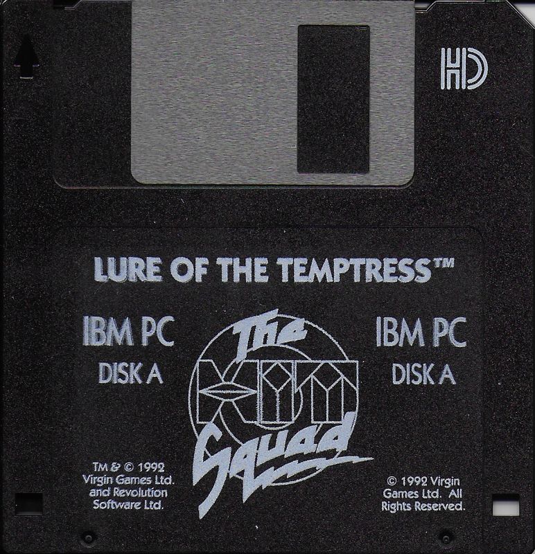 Media for Lure of the Temptress (DOS) (Hit Squad release): Disk A