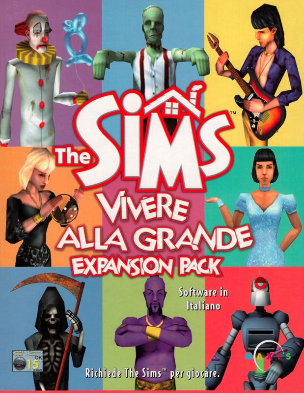 Front Cover for The Sims: Livin' Large (Windows)