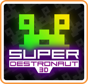 Front Cover for Super Destronaut 3D (New Nintendo 3DS) (download release)