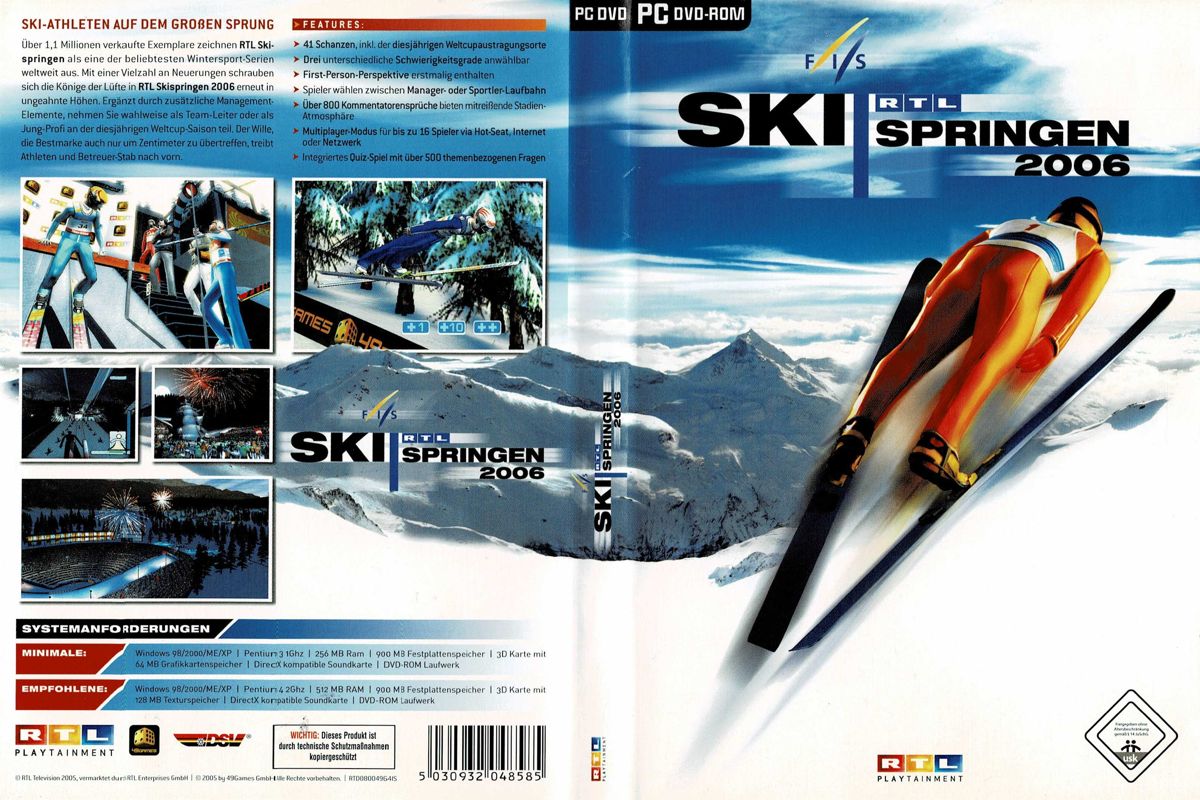 Full Cover for RTL Skijumping 2006 (Windows)