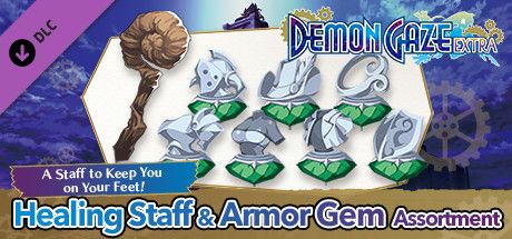 Front Cover for Demon Gaze: Extra - Healing Staff & Armor Gem Assortment (Windows) (Steam release)