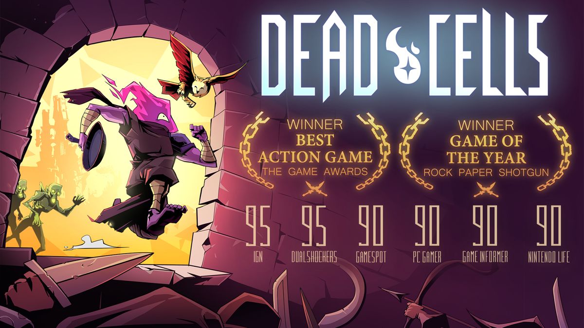 Front Cover for Dead Cells (Nintendo Switch) (download release): Awards/Ratings version