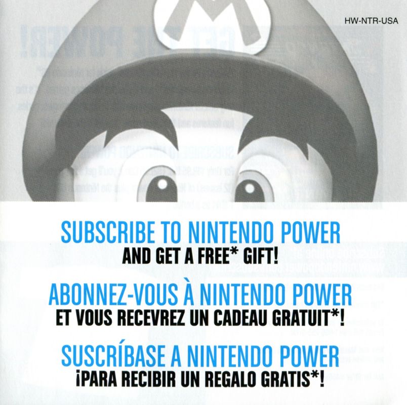 Advertisement for Sprung (Nintendo DS): Nintendo Power - Front