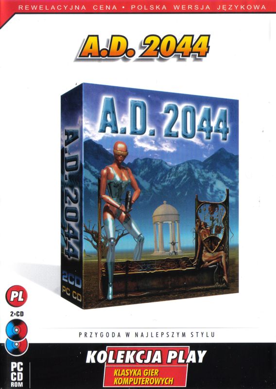 Front Cover for A.D. 2044 (Windows) (Kolekcja Play: Klasyka Gier Komputerowych release)