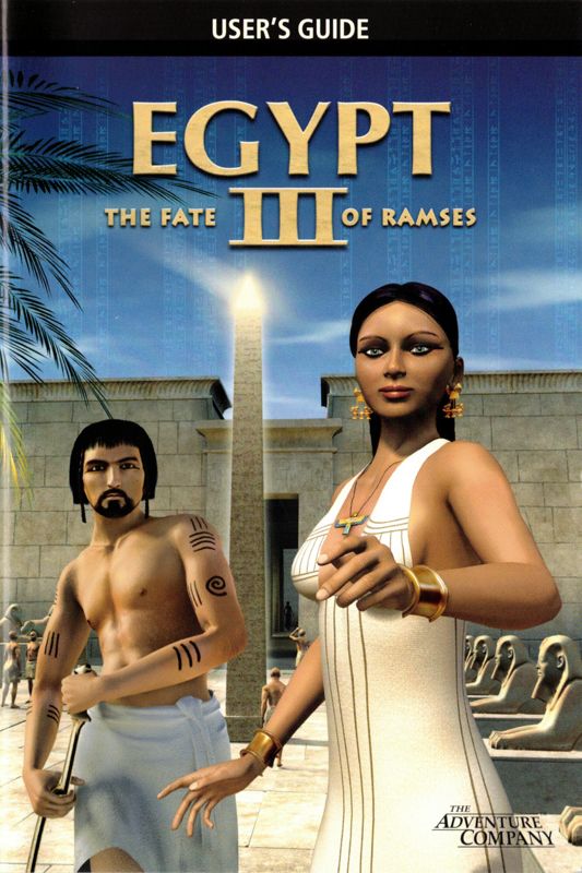 Manual for The Egyptian Prophecy (Windows): Front