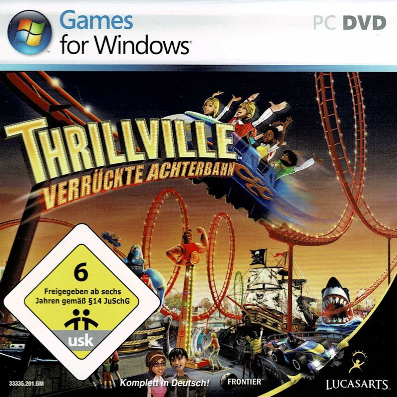 Front Cover for Thrillville: Off the Rails (Windows) (Software Pyramide release)