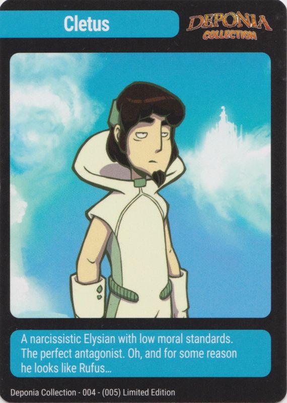 Extras for Deponia Collection (Nintendo Switch) (SRG #57 release): Art Card 004/005