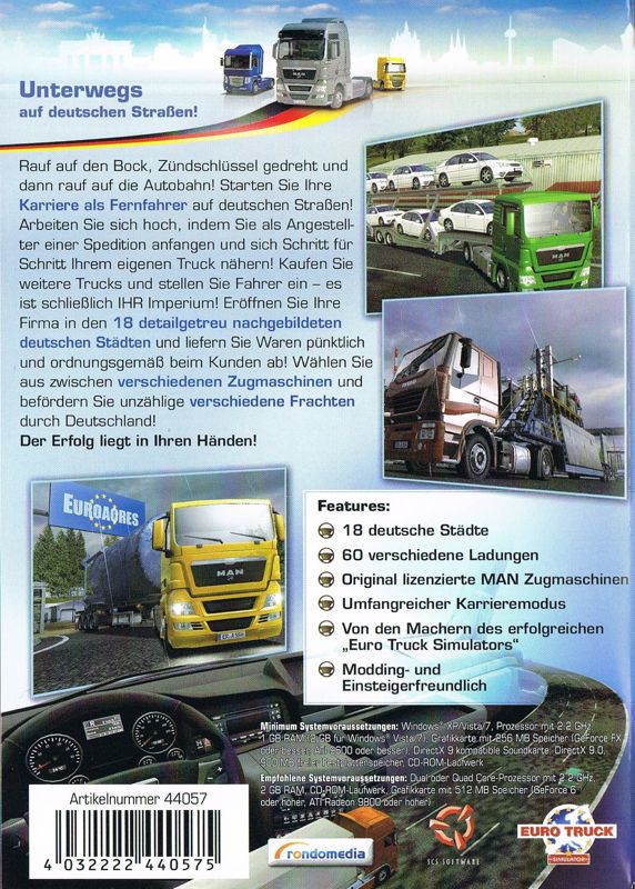 Other for German Truck Simulator (Windows): Keep Case back