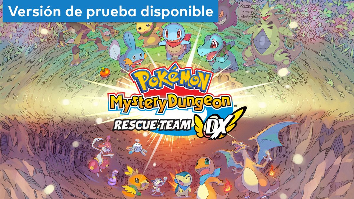 Front Cover for Pokémon Mystery Dungeon: Rescue Team DX (Nintendo Switch) (download release)