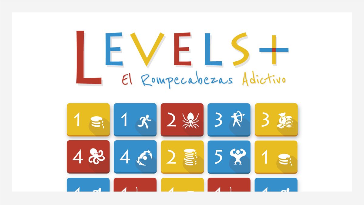 Front Cover for Levels+: Addictive Puzzle Game (Nintendo Switch) (download release)