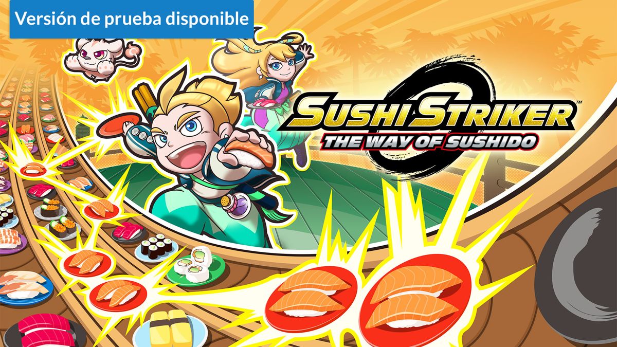 Front Cover for Sushi Striker: The Way of Sushido (Nintendo Switch) (download release)