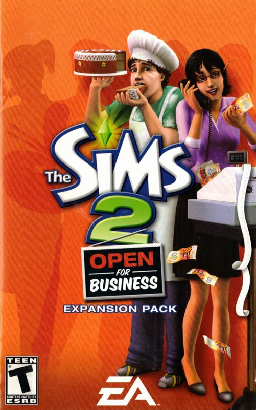 Manual for The Sims 2: Open for Business (Windows) (Celebrating 100 Million Sold Edition): Front