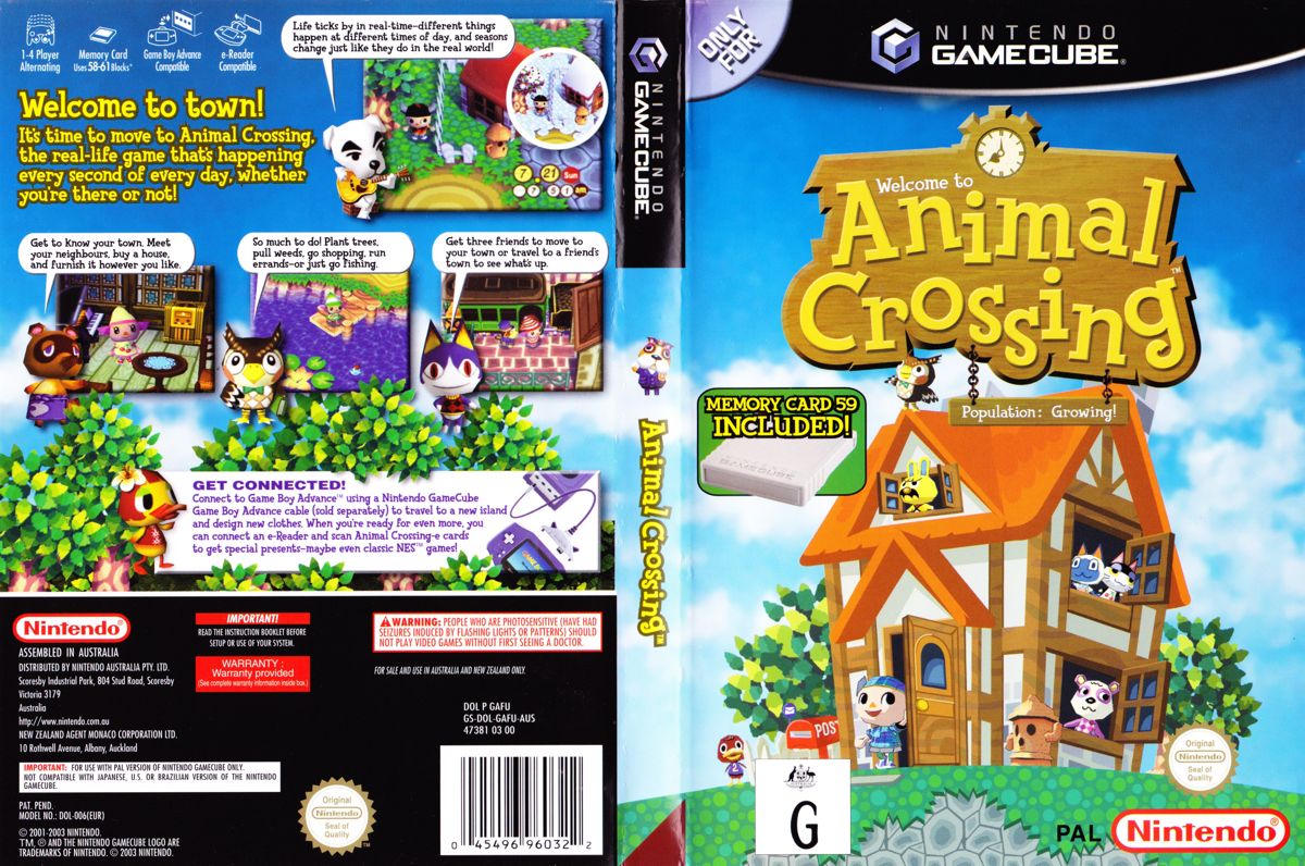 animal crossing gamecube logo
