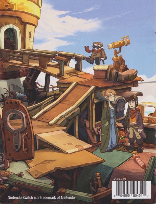 Manual for Deponia Collection (Nintendo Switch) (SRG #57 release): Back
