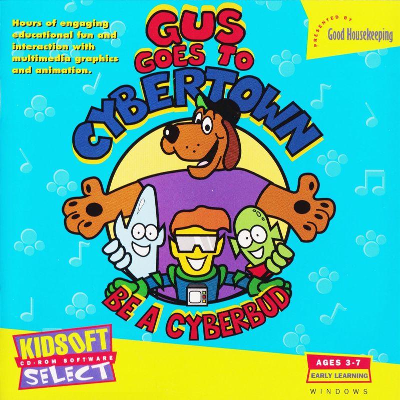 Front Cover for Gus Goes to Cybertown (Windows 3.x) (Kidsoft Select release)