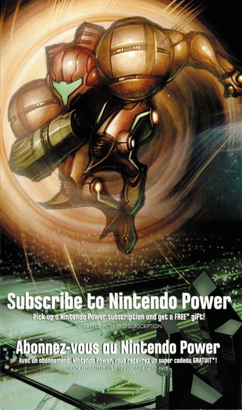 Advertisement for Metroid Prime 2: Echoes (GameCube): Nintendo Power - Front