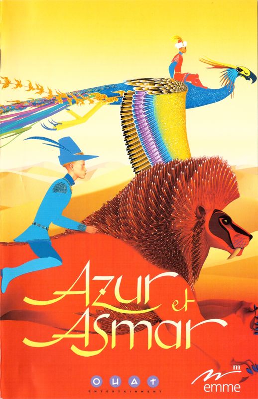 Manual for Azur & Asmar (PlayStation 2): Front
