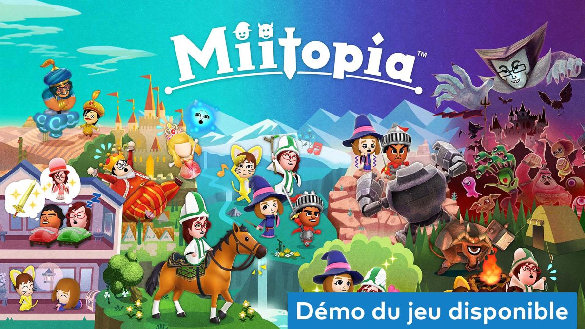 Front Cover for Miitopia (Nintendo Switch) (download release)