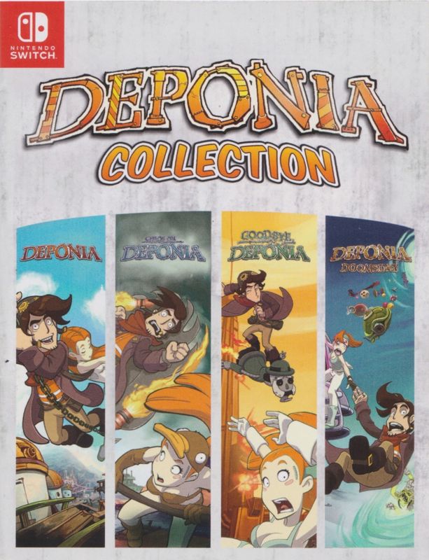 Manual for Deponia Collection (Nintendo Switch) (SRG #57 release): Front