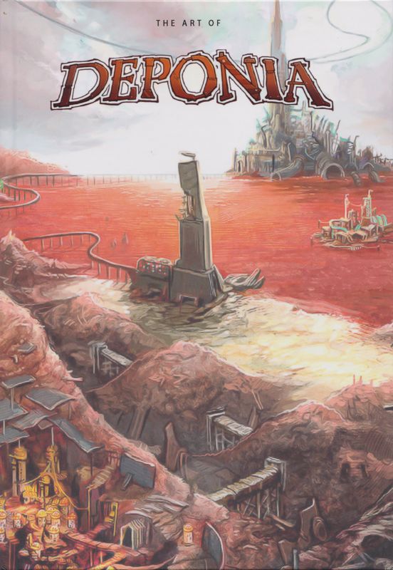 Extras for Deponia Collection (Collector's Edition) (Nintendo Switch) (SRG CE #6 release): Art Book (no dust cover) - Front