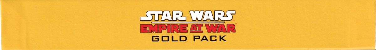 Spine/Sides for Star Wars: Empire at War - Gold Pack (Windows) (Software Pyramide release): Tray - Bottom