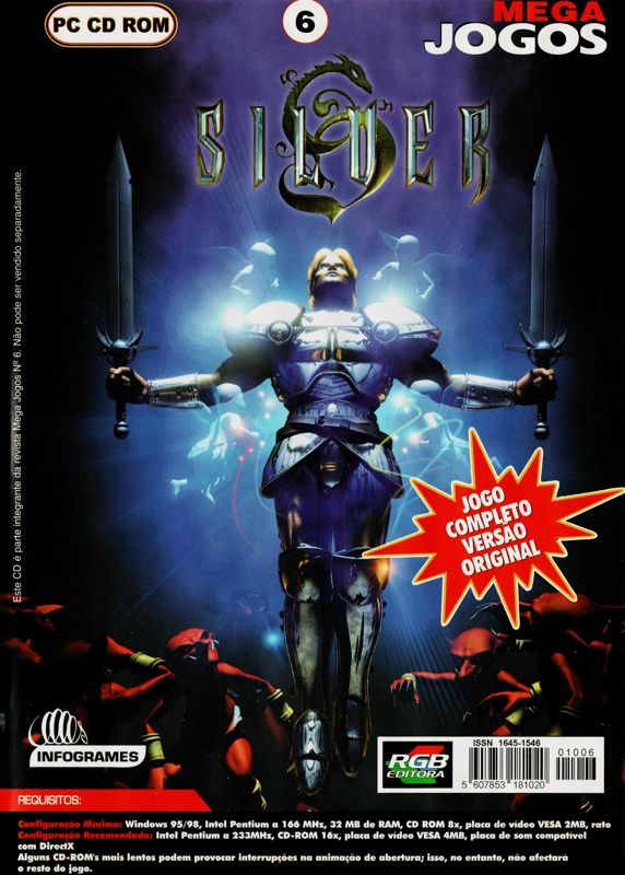 Front Cover for Silver (Windows) (Mega Jogos magazine covermount)
