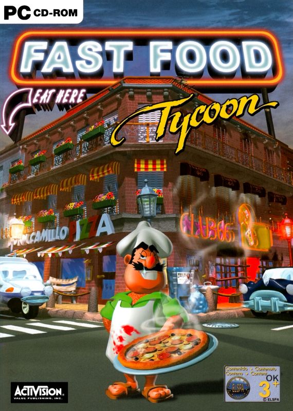 Front Cover for Fast Food Tycoon (Windows) (re-release)