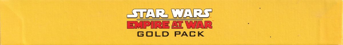 Spine/Sides for Star Wars: Empire at War - Gold Pack (Windows) (Software Pyramide release): Top