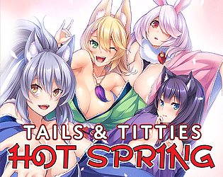 Front Cover for Tails & Titties Hot Spring (Android and Linux and Windows) (itch.io download release)