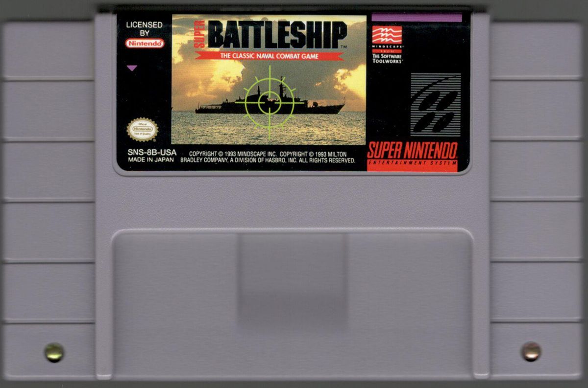 Media for Super Battleship: The Classic Naval Combat Game (SNES)