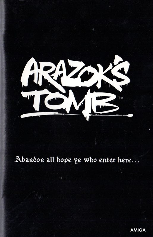 Manual for Arazok's Tomb (Amiga)
