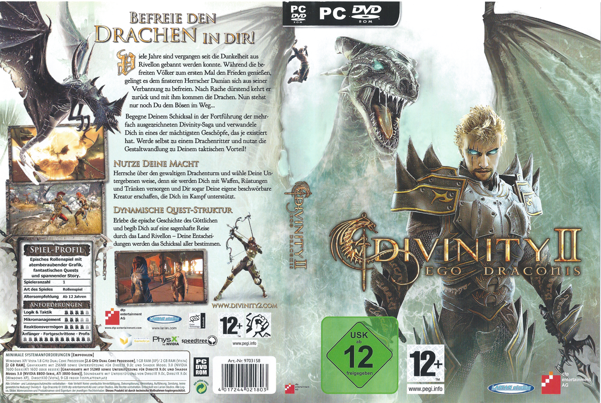 Other for Divinity II: Ego Draconis (Windows): Keep Case - Full