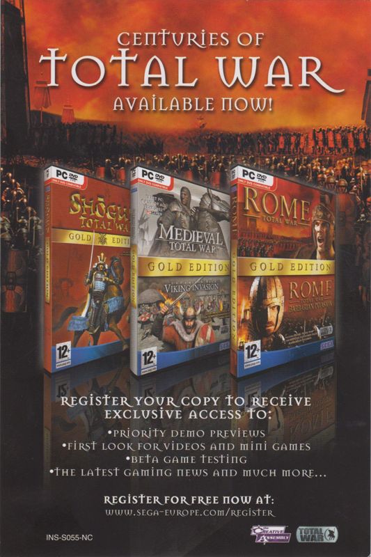 Advertisement for Medieval II: Total War - Kingdoms (Windows): Front