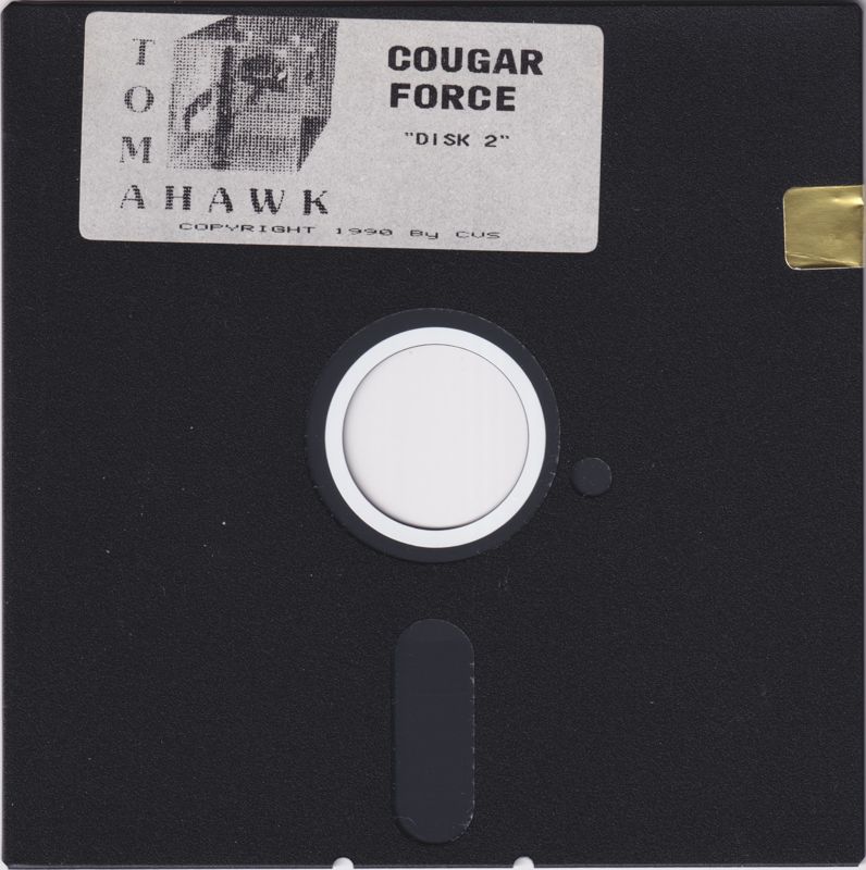 Media for Cougar Force (DOS) (5.25" floppy disk release): Disk 2