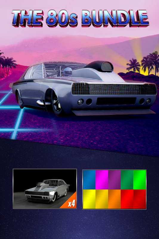 Front Cover for Street Outlaws 2: Winner Takes All - The 80s Bundle (Xbox One and Xbox Series) (download release)