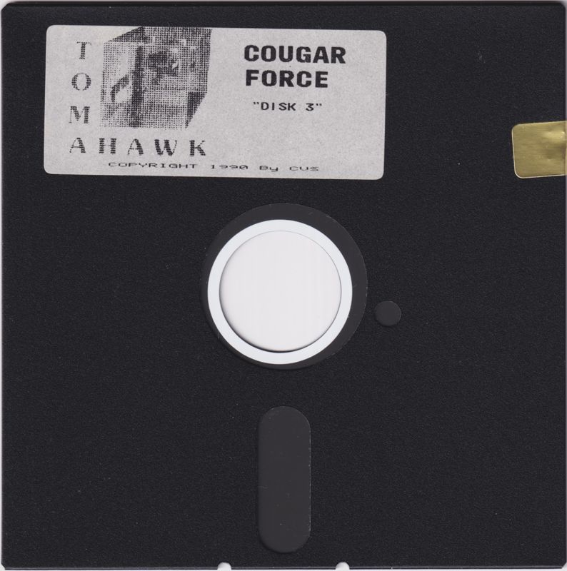 Media for Cougar Force (DOS) (5.25" floppy disk release): Disk 3