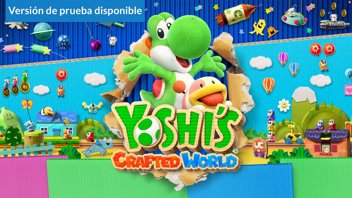 Front Cover for Yoshi's Crafted World (Nintendo Switch) (download release)