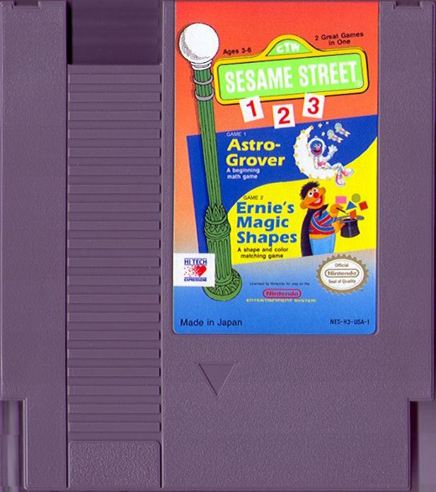 Media for Sesame Street 1 2 3 (NES)