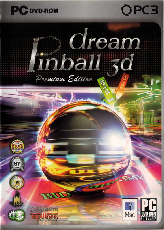 Front Cover for Dream Pinball 3D (Macintosh and Windows) (Premium Edition)
