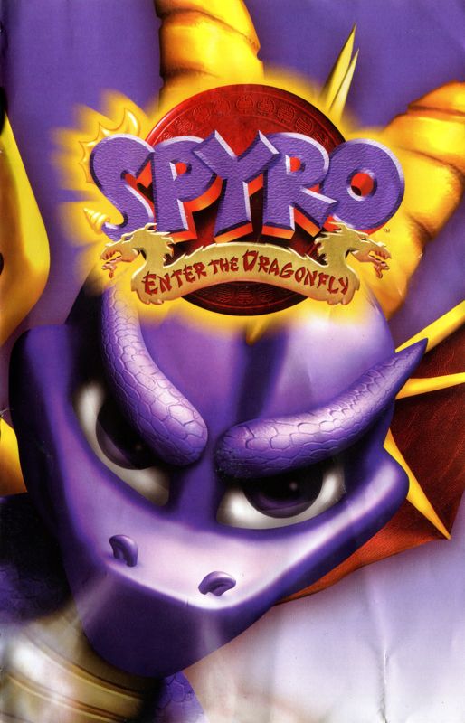 Manual for Spyro: Enter the Dragonfly (PlayStation 2): Front