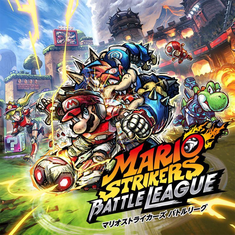 Front Cover for Mario Strikers: Battle League (Nintendo Switch) (download release)