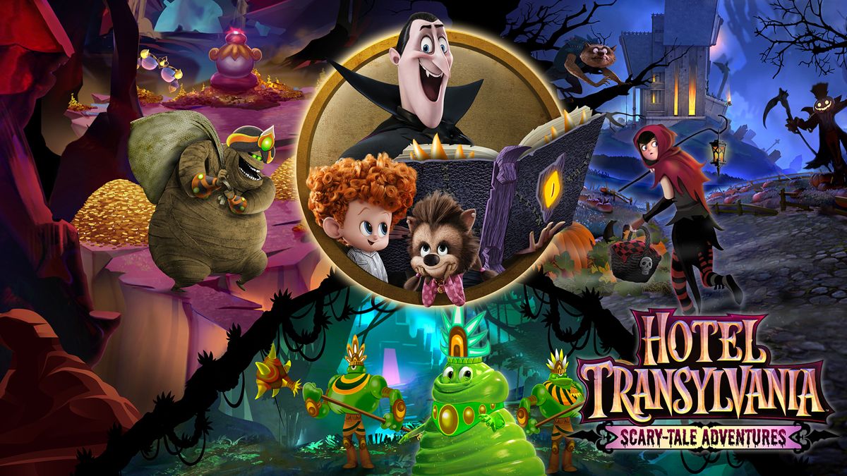 Front Cover for Hotel Transylvania: Scary-Tale Adventures (Nintendo Switch) (download release)