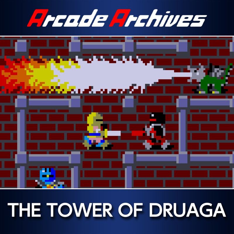 Front Cover for The Tower of Druaga (PlayStation 4) (download release)