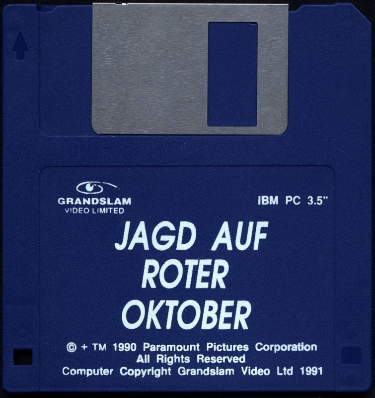 The Hunt for Red October cover or packaging material MobyGames