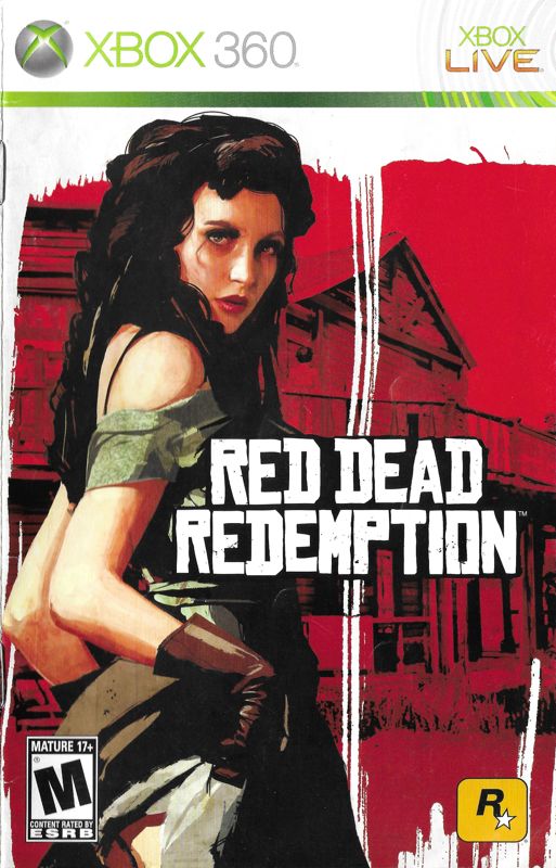 Manual for Red Dead Redemption (Xbox 360) (Platinum Hits release): Front