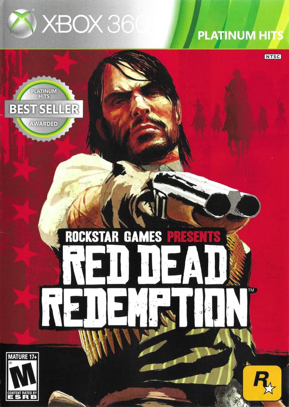 Front Cover for Red Dead Redemption (Xbox 360) (Platinum Hits release)